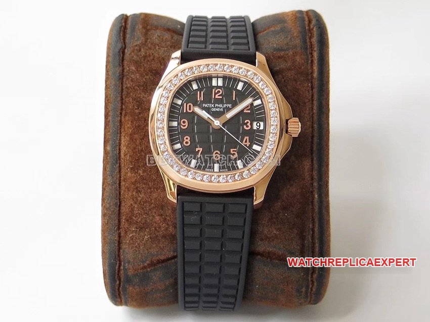 PPF Patek Philippe Aquanaut feminino 2024 top 1:1 relógio mecânico super clone granada 5068R-001 — luxury replica watch guide | Watch Replica Expert