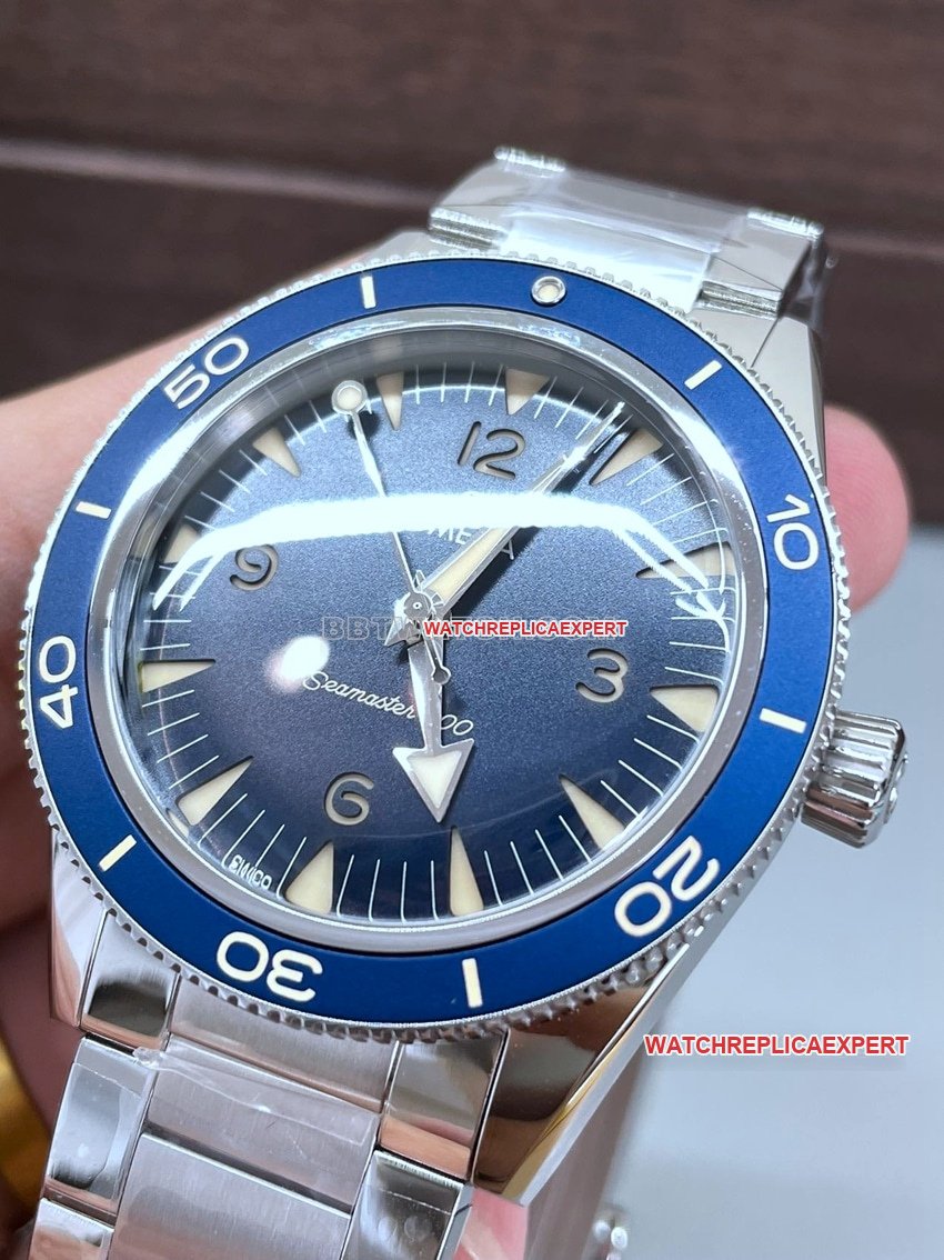 VS factory Omega Seamaster 1:1 super A super clone 2024 new blue plate 234.30.41.21.03.001 front real picture