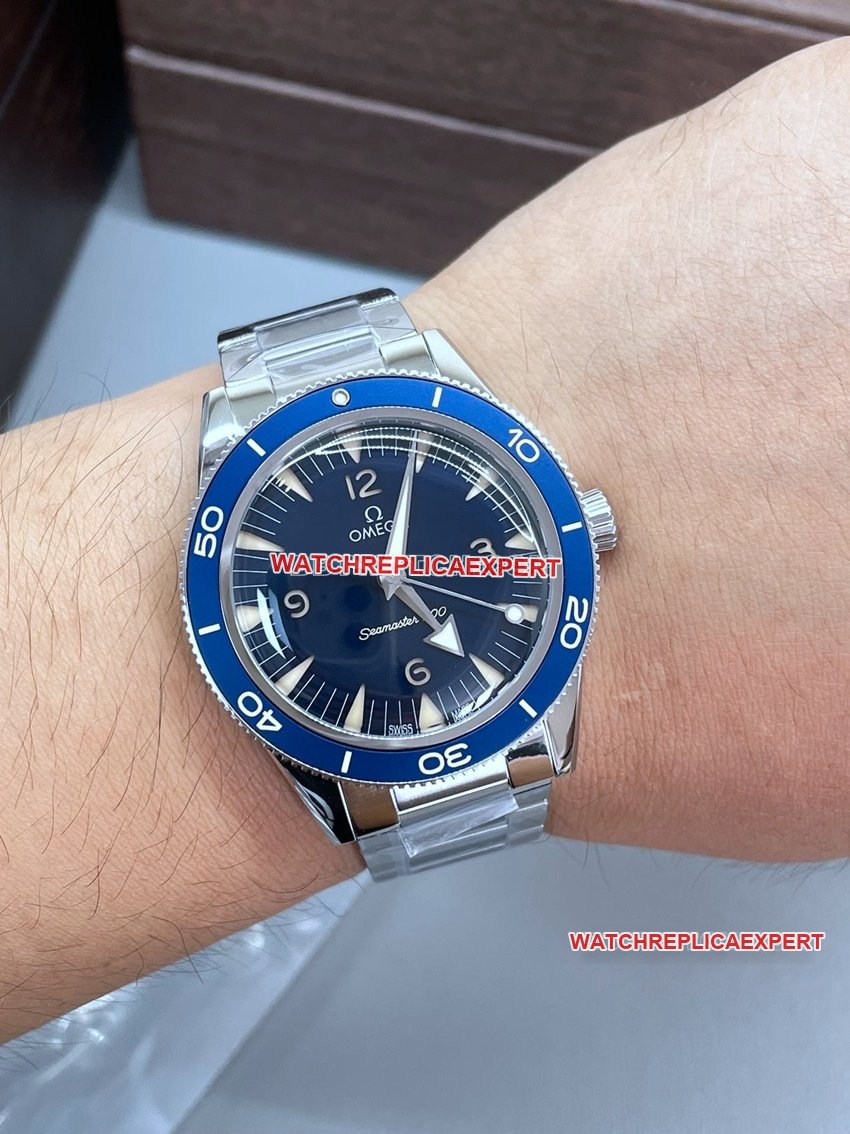 VS factory Omega Seamaster 1:1 super A super clone 2024 new blue plate 234.30.41.21.03.001 wear real picture