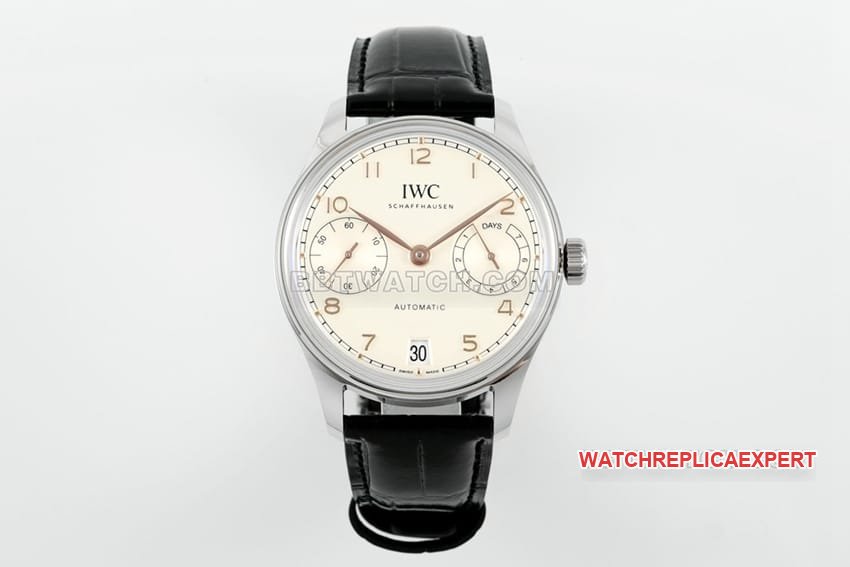 APS 2024 Novo relógio mecânico português IW501701 1:1 Super Clone com mostrador branco e prateado — luxury replica watch guide | Watch Replica Expert