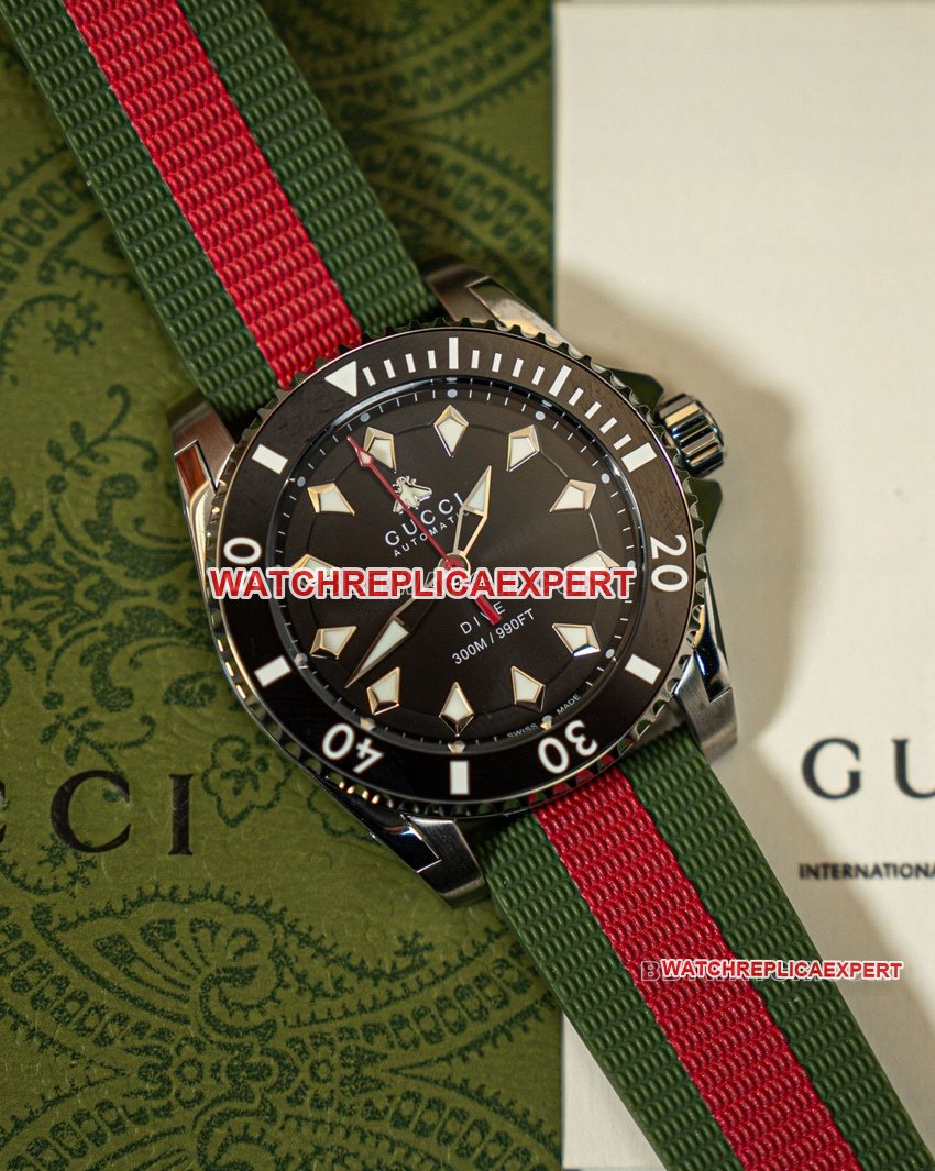 Gucci YA136349 1:1 Super A Super Clone 2024 New Black Dial Mechanical Watch — luxury replica watch guide | Watch Replica Expert