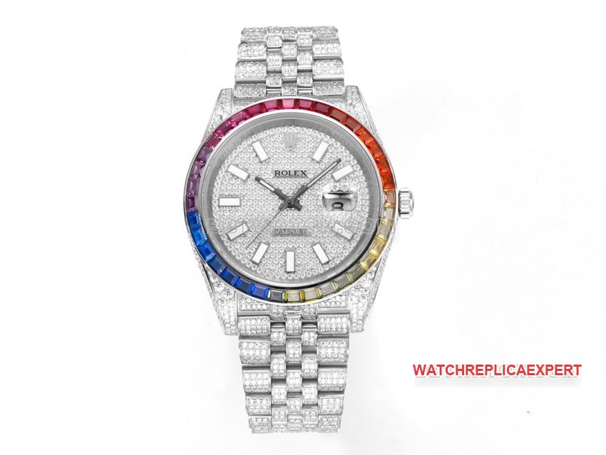 Rolex Datejust Super Ein Superklon 2024 Volldiamant-Zifferblatt Mechanische Uhr MS Factory Rolex Rolex — luxury replica watch guide | Watch Replica Expert