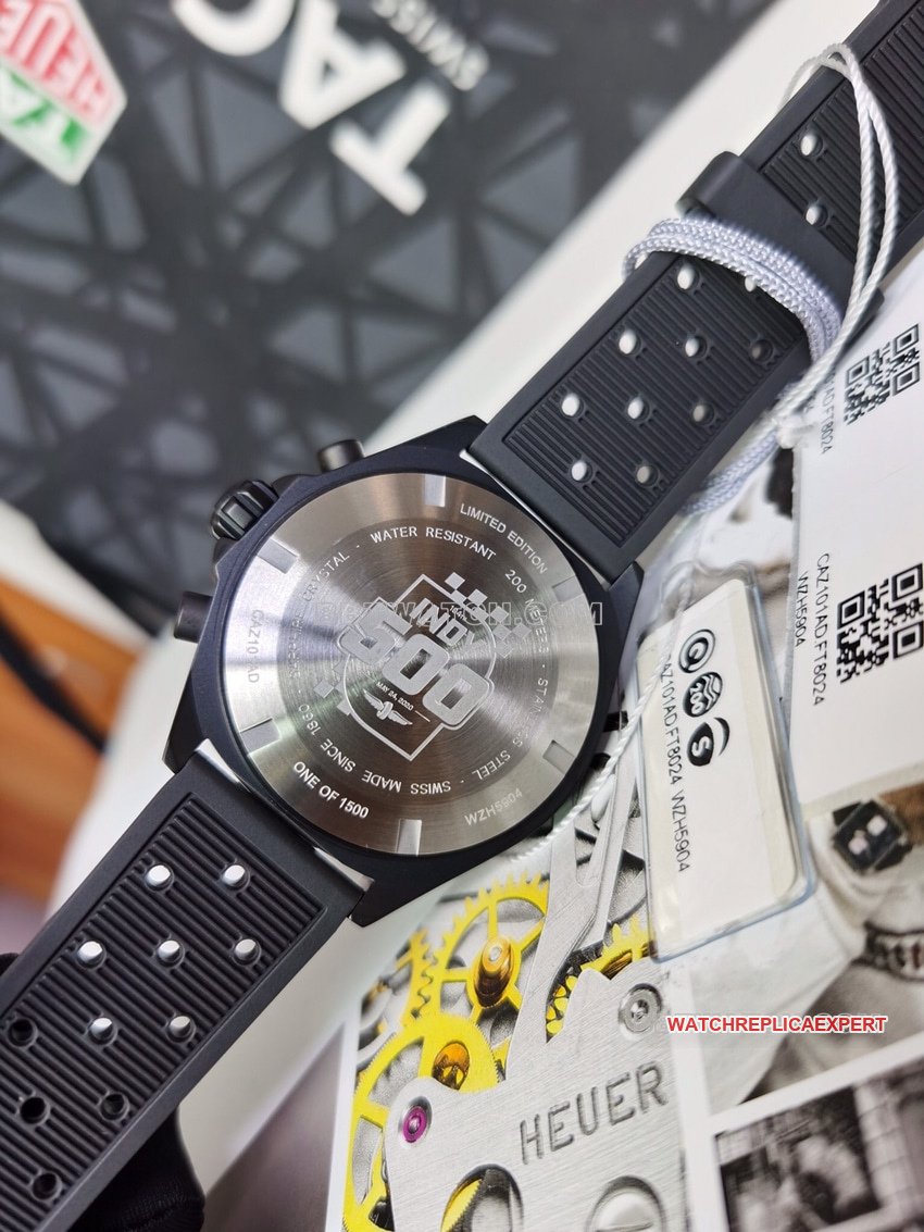 TAG Heuer F11:1super clone texture dialCAZ101AD.FT8024caseback live photo