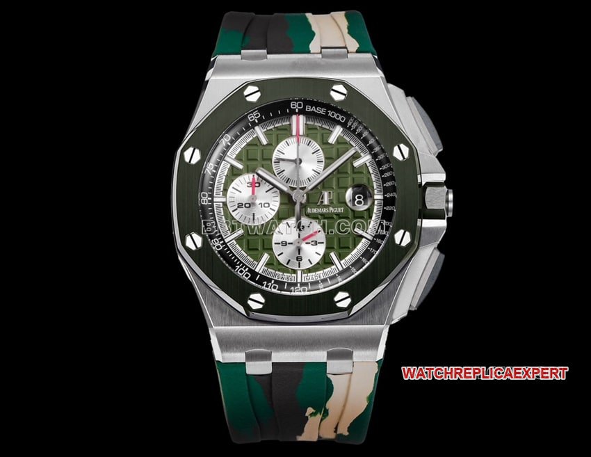 TW Audemars Piguet Royal Oak Offshore réplica superior uno a uno placa verde caqui caucho mecánico modelo 26400 Audemars Piguet — luxury replica watch guide | Watch Replica Expert