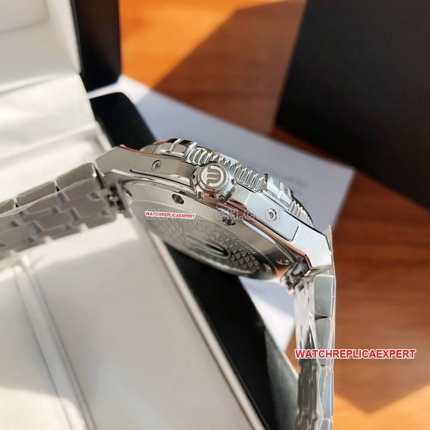 Maurice Lacroix top-tier 1:1high-quality replicablue dialsteel bracelet model AI6058side live photo