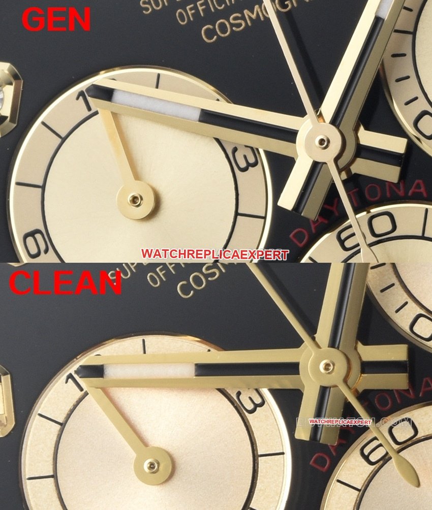 C Factory Rolex Top Replica Watch Daytona Two-Tone Black Dial Diamond Hour Markers 126503 Genuine vs. Fake Comparison Review and Real Photo Shoot
