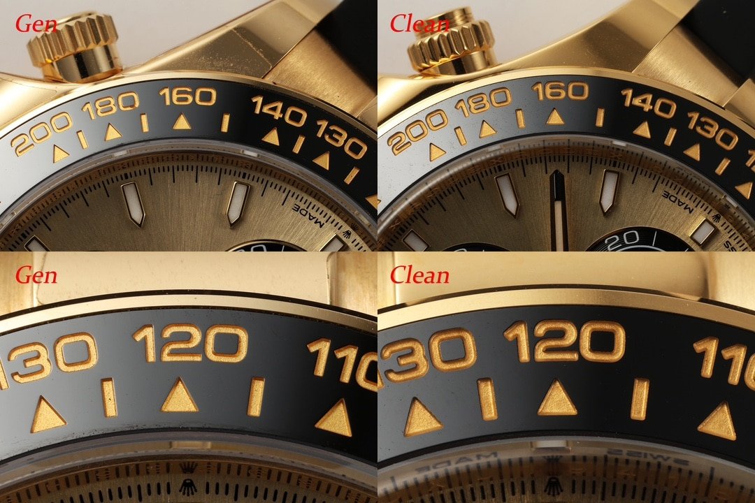 C Factory Rolex Top Replica Daytona 4131 Shawn Yue 126518 Real vs. Fake Comparison Review High-Quality Photos