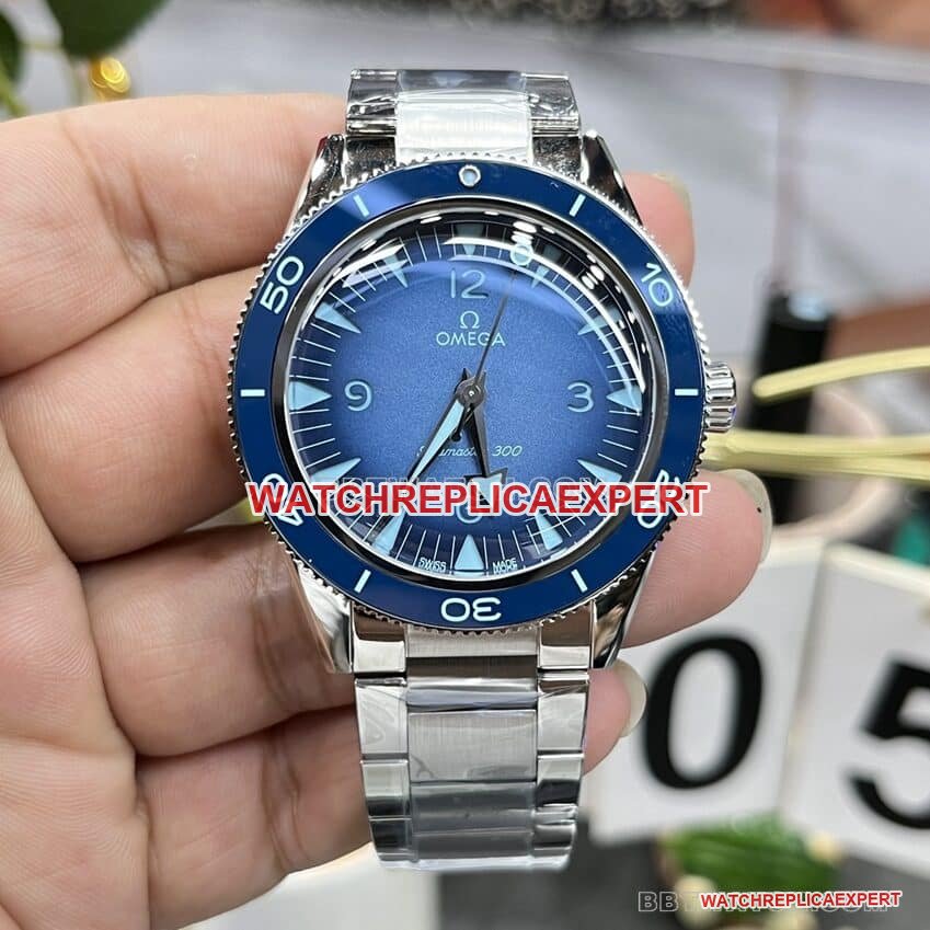 VS Omega Seamaster 300m “Ghostbusters” 75º aniversário 41 mm 8912 mostrador azul mecânico 234.30.41.21.03.002 — luxury replica watch guide | Watch Replica Expert