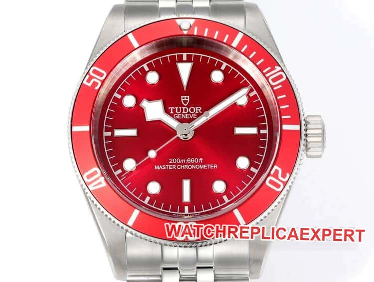 3T Tudor Biwan top 1:1 super clone red disk steel strap models 7939A1 front real picture