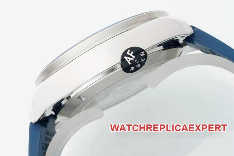 AFLongines Concast stop-tier 1:1high-quality replica silver gray dial rubber model L3.835.4.98.9side live photo