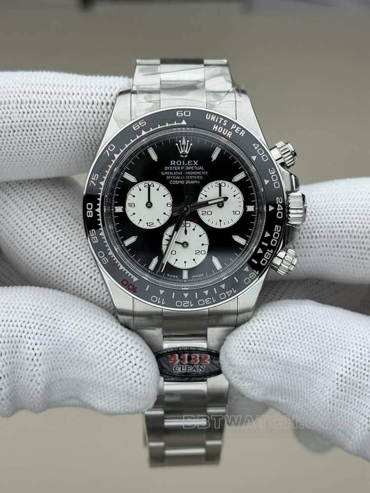 Factory Clean Daytona Super A Super Clone Schwarzes Zifferblatt Mechanisches Stahlarmband 126529 Rolex — detailed review and buying guide | Watch Replica Expert