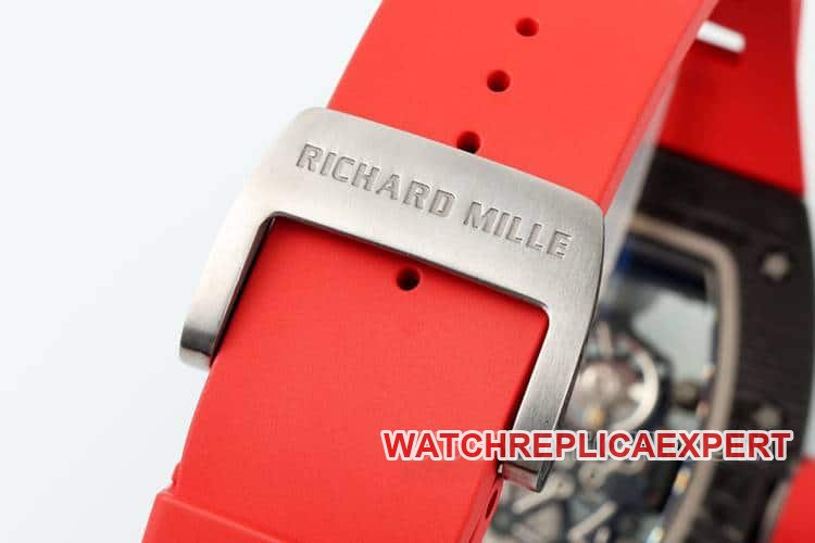 APSRichard Millesuper clone carbon fiber case red rubber model RM055clasplive photos