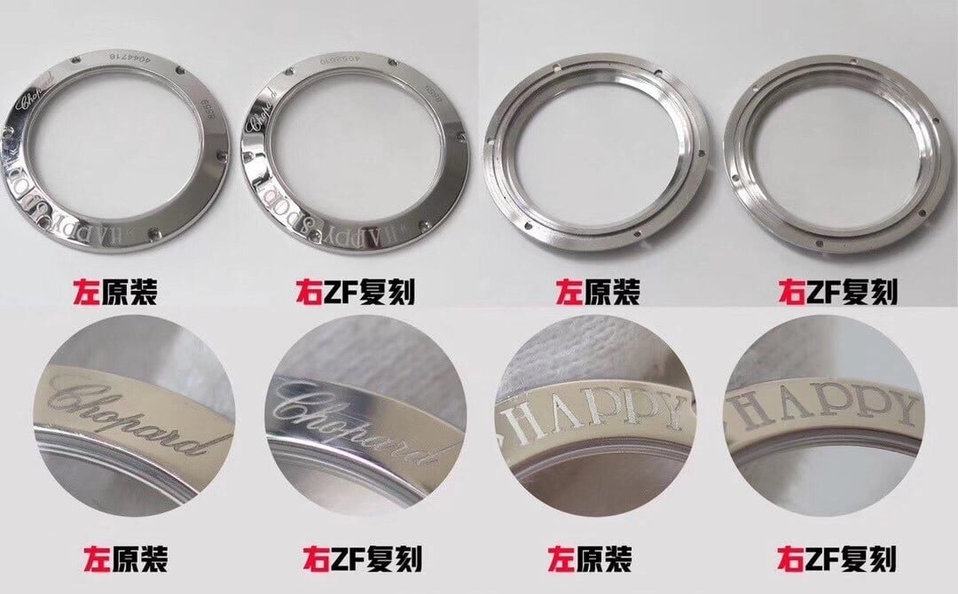 ZF FactoryChopardtop-tier replica watch HAPPY SPORT happy diamond 278559 real and fake comparison evaluation appearance live photos