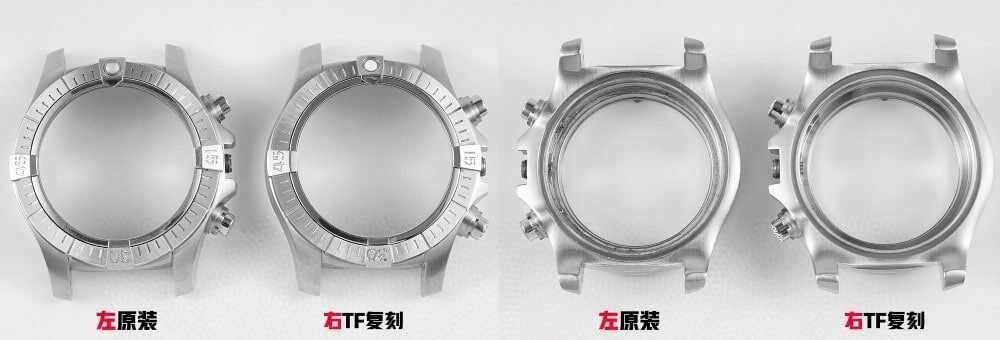 TF factory Breitlingtop-tier replica watch Avengers black dialA13317 real and fake comparison review appearance live photos