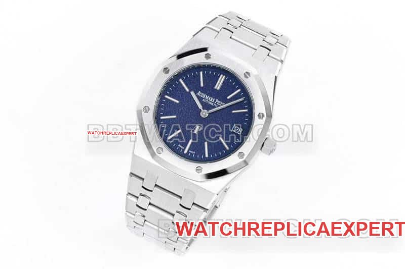 ZF factory Audemars Piguet Royal Oak 1:1 super A super clone blue plate 16202 front real picture