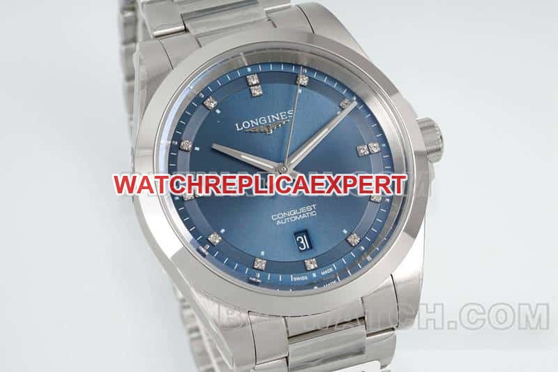 AF FactoryLongines Concast stop-tier 1:1super clone34mmblue dialL3.430.4.97.6front live photo
