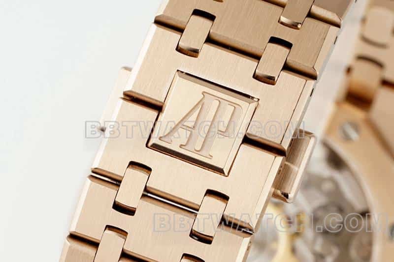 APS factory Audemars PiguetRoyal Oak1:1super clone ink green dialrose gold26240braceletlive photos