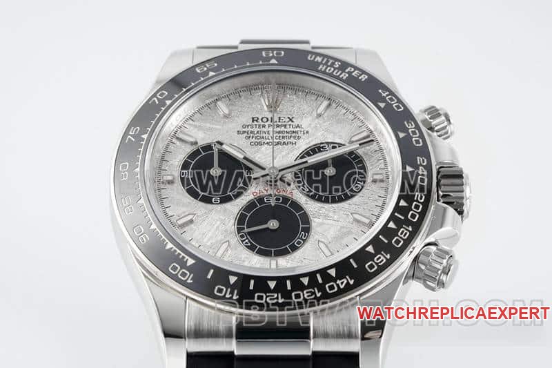 APS factory Rolex Daytonatop-tier replica meteorite disc 126519 front live photo