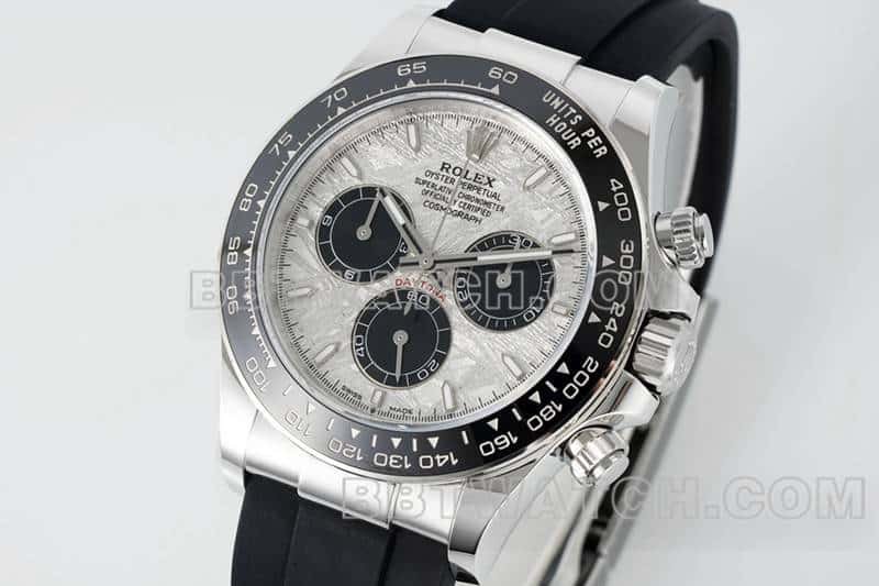 APS factory Rolex Daytonatop-tier replica meteorite disc 126519 front live photo