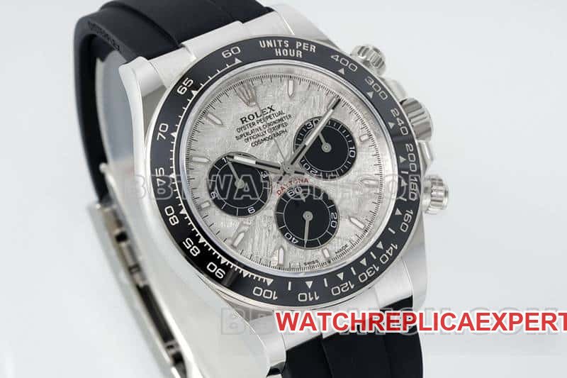 APS factory Rolex Daytonatop-tier replica meteorite disc 126519 front live photo