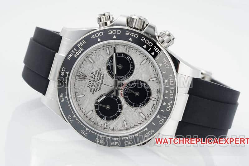 APS factory Rolex Daytonatop-tier replica meteorite disc 126519 front live photo