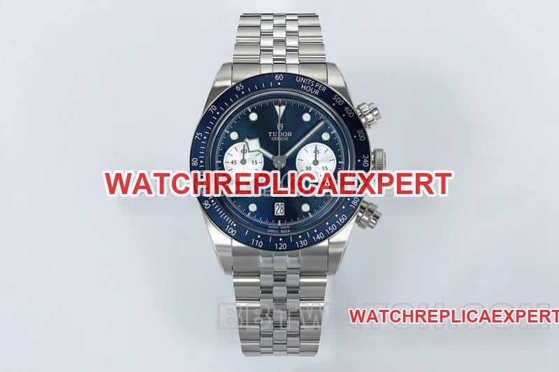 Tudor M79360 ZF Biwan Chronograph mit blauem Zifferblatt, mechanisches Stahlarmband, hochwertiges Qualitätsmodell — luxury replica watch guide | Watch Replica Expert
