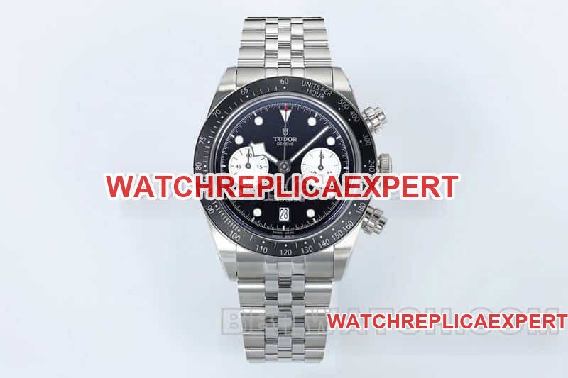 Tudor M79360 ZF Biwan Blue Bay One-to-One Top Replica Chronograph mit schwarzem Zifferblatt, mechanisches Stahlarmbandmodell — luxury replica watch guide | Watch Replica Expert