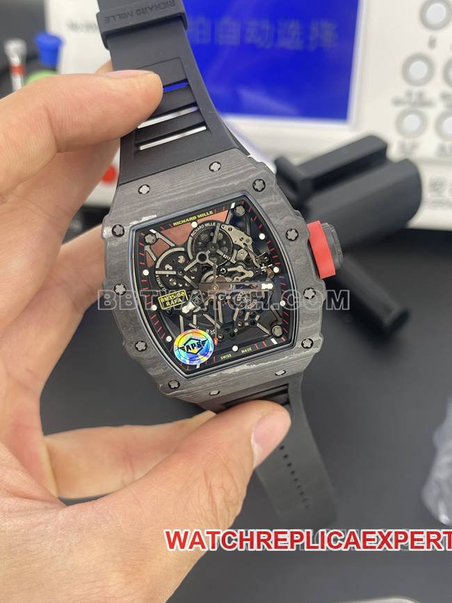 Richard Mille RM35-02 APS Factory réplica de relógio mecânico de fibra de carbono de primeira linha — luxury replica watch guide | Watch Replica Expert