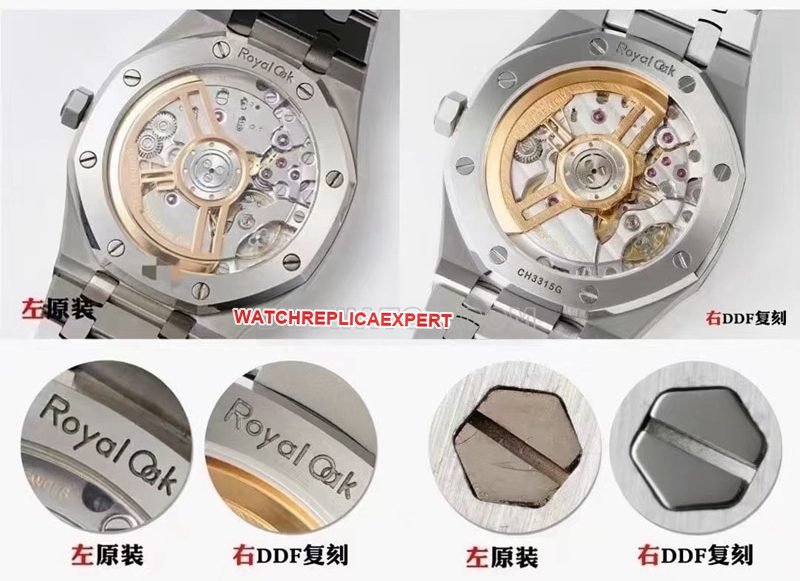 DDF Audemars Piguet Top Replica Watches Royal Oak 15510 vs Genuine Difference