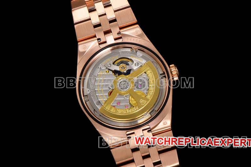 ES factory Rolex land type 1:1 top-tier replicarose goldwhite dialdiamond bezel127285movementlive photos