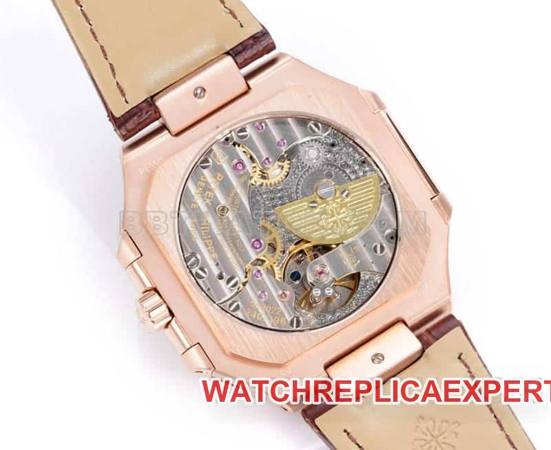 3K FactoryPatek PhilippeCUBITUSsuper clonewhite dialrose gold5822caseback live photo