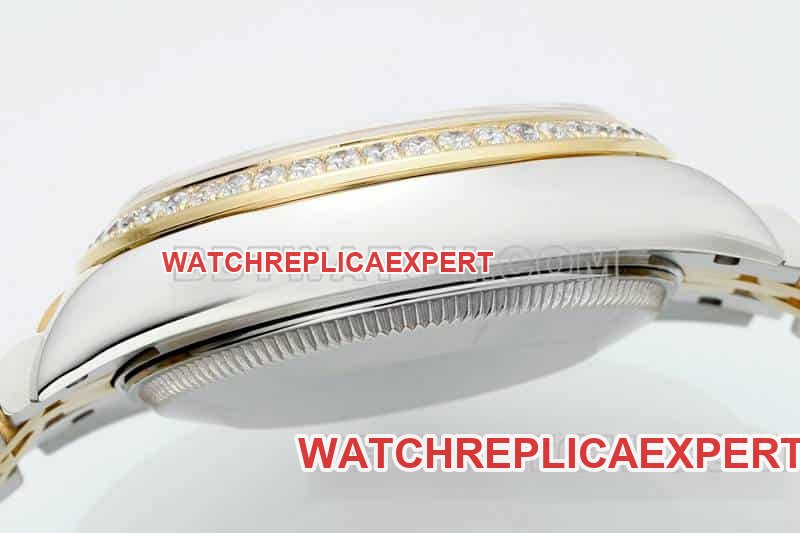 ARF FactoryRolex log top-tier 1:1high-quality replica high plate diamond bezel31mm intergold five-lattice chain link278383side live photo