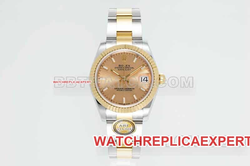 ARF Fabrik Rolex Datejust Top 1:1 hochwertige Nachbildung Goldzifferblatt 31 mm mechanisch dreigliedrig 278273 31 mm ARF Rolex — detailed review and buying guide | Watch Replica Expert