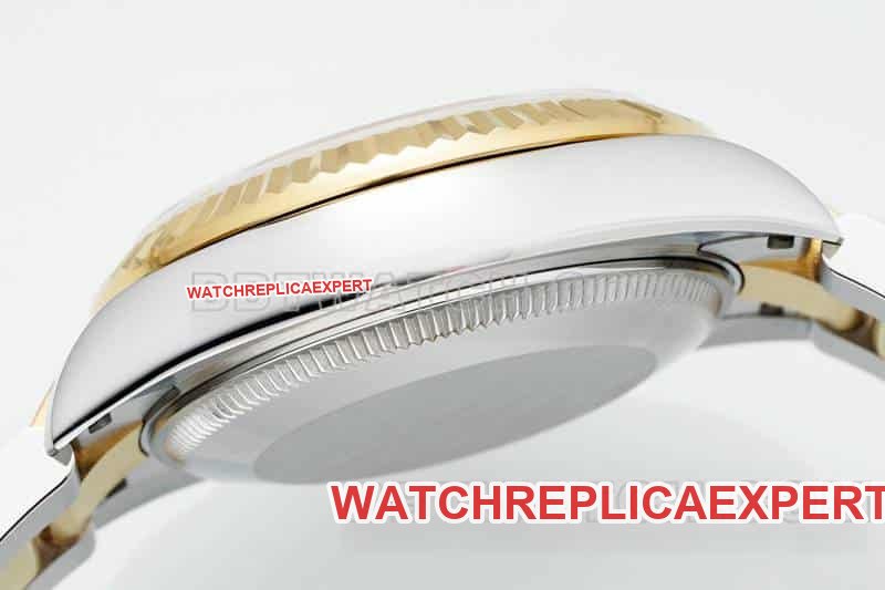ARF FactoryRolex log top-tier 1:1super clone gold plate 31mm gold three-lattice chain link 278273side live photo
