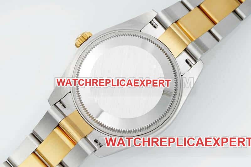 ARF FactoryRolex log top-tier 1:1super clone gold plate 31mm gold three-lattice chain link 278273caseback live photo