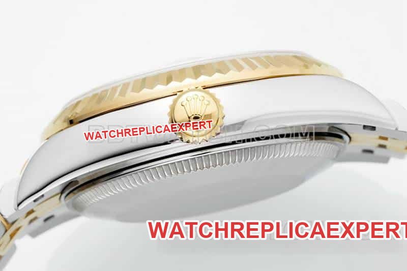 ARF FactoryRolex log top-tier 1:1high-quality replica black mother-of-pearl plate 31mm gold five-grid chain link 278273side live photo
