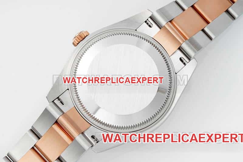 ARF FactoryRolex log super clone purple plate 31mm gold three-lattice chain link 278271caseback live photo