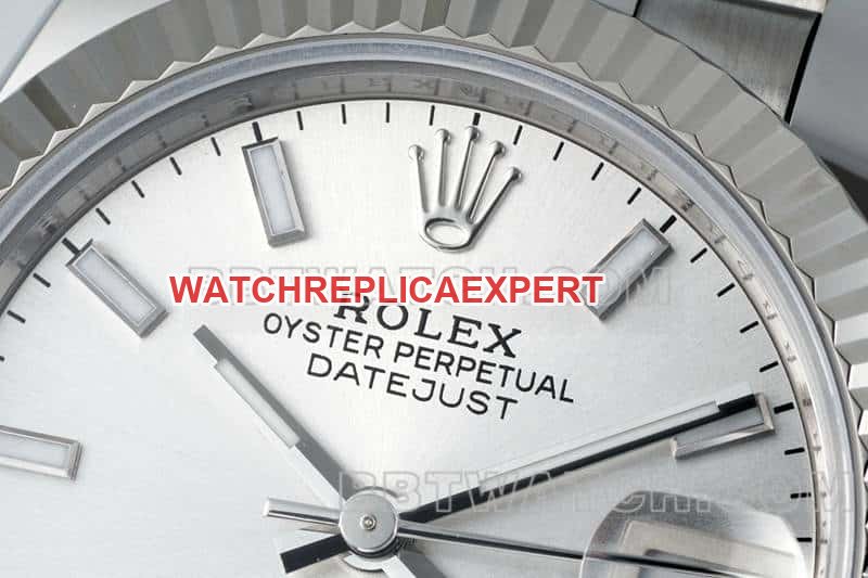 ARF FactoryRolex log 1:1super clonesilver dial stick hour markers 31mm five grid link 278274front live photo