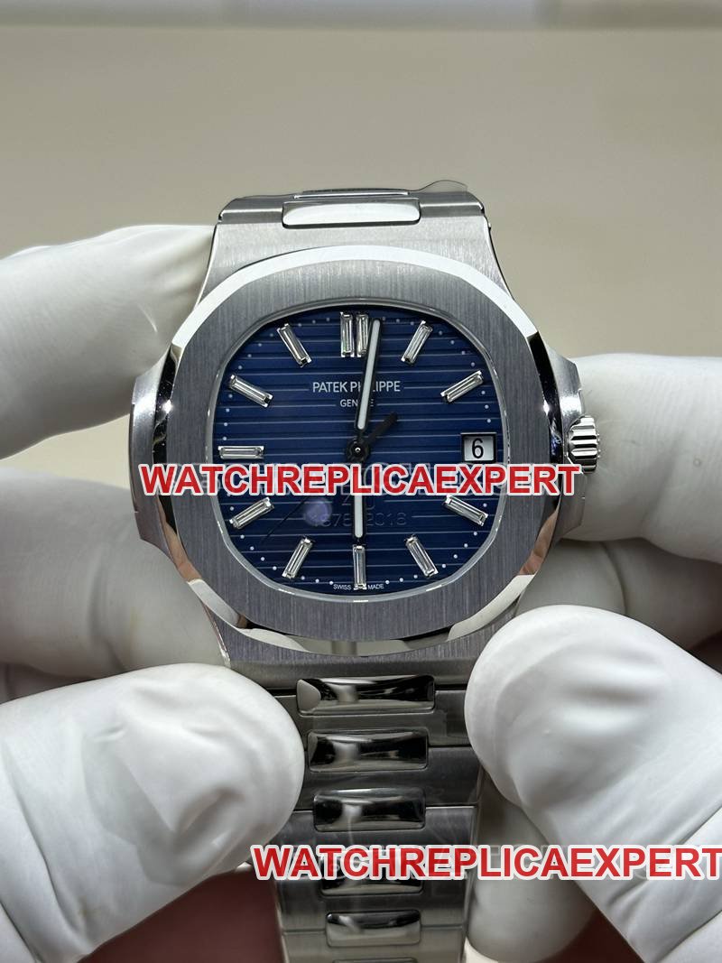 Patek Philippe 1:1 Réplica Relógio BBF Factory Nautilus 324 Movimento Mecânico Mostrador Azul Pulseira de Aço Modelo — luxury replica watch guide | Watch Replica Expert