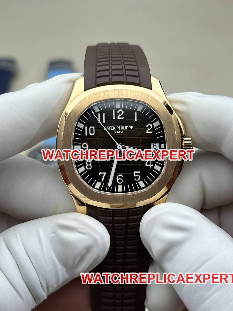 Beste Replik-Uhr BBF Factory Grenade Rose Gold Dark Brown Plate Mechanical Brown Rubber Modell 5167R Patek Philippe — luxury replica watch guide | Watch Replica Expert