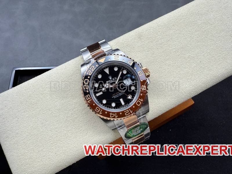 Rolex Super Clone Watch ARF FactoryGMT-MasterGMT Sarsaparilla Circle 3285movementfront live photo