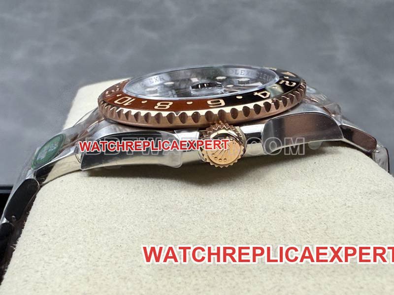 Rolex Super Clone Watch ARF FactoryGMT-MasterGMT Sarsaparilla Circle 3285movementside live photo
