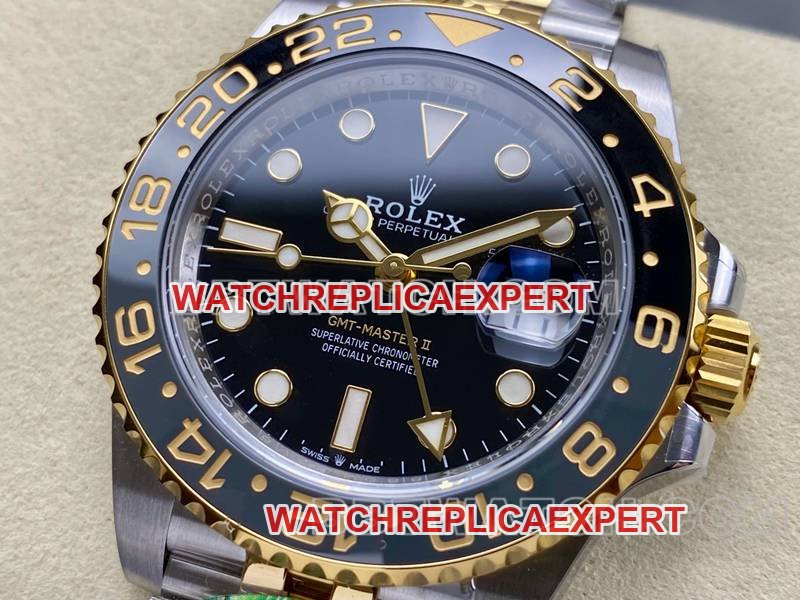 Hochwertige Replik-Uhren ARF Factory GMT Black Plate 3285 mechanisches Uhrwerk Zwischengold Stahlgürtel Modelle Rolex — luxury replica watch guide | Watch Replica Expert