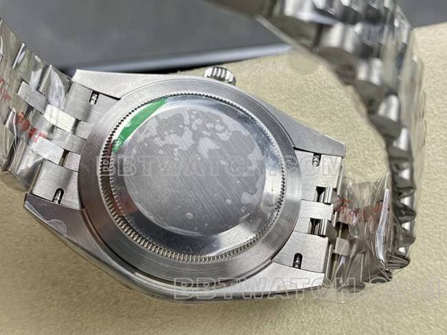 Rolextop-tier replica watch ARF Factory log 41mm mother-of-pearl plate 3235 steel bracelet caseback live photo
