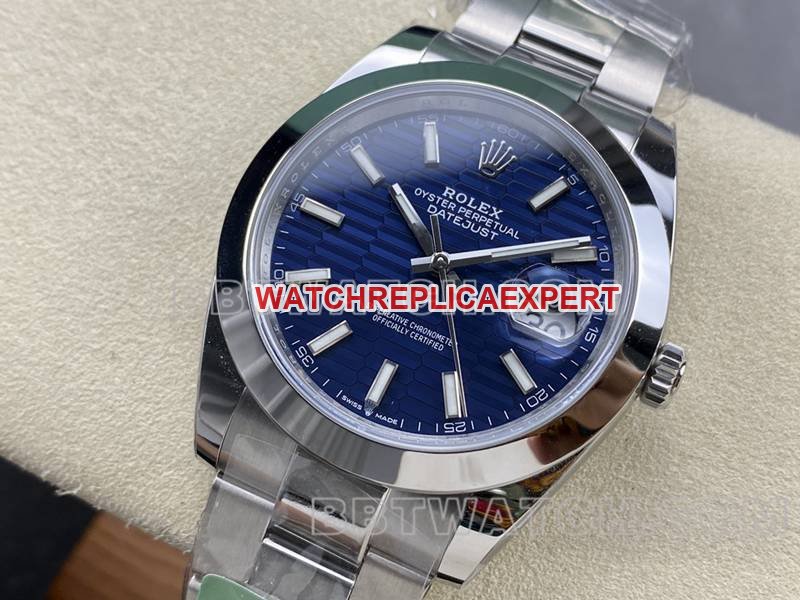 Reloj Rolex Super Clone ARF factory Datejust 41mm esfera azul 3235 movimiento mecánico correa de acero 41mm ARF Rolex — luxury replica watch guide | Watch Replica Expert
