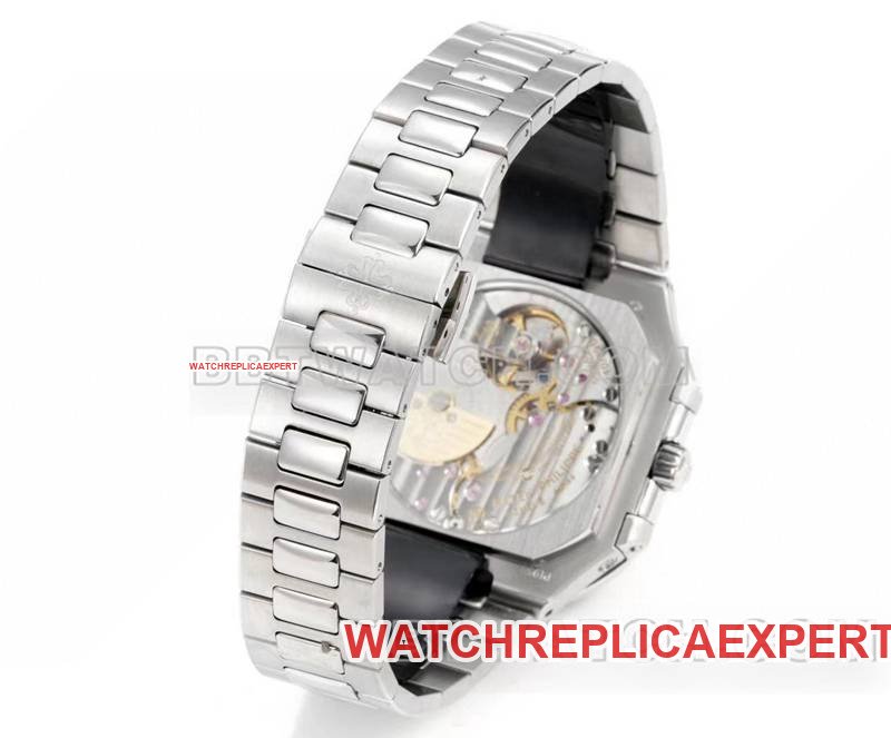Patek Philippe1:1replica watch 3k factory 45mm black white dial240psmovementsteel bracelet model 5822braceletlive photos
