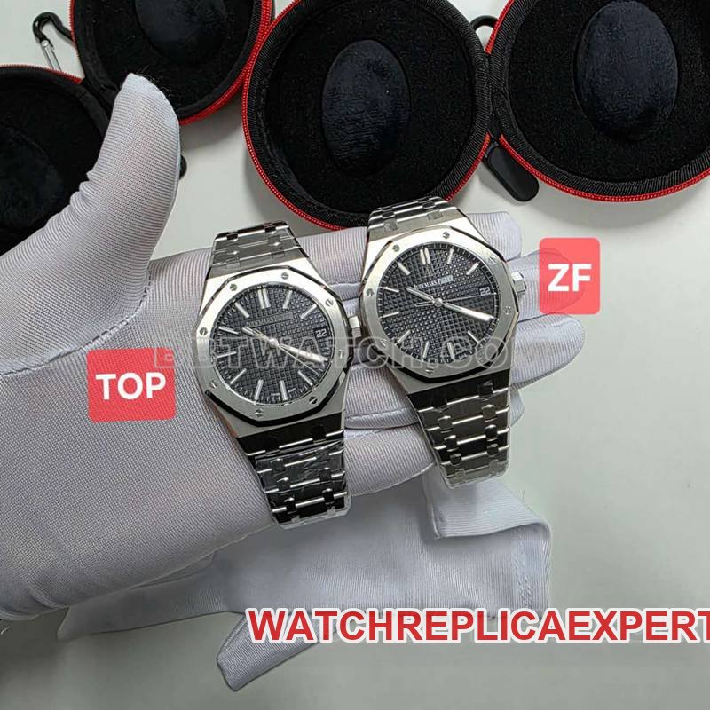 Peak Showdown : réplique de cadran bleu TOP vs ZF Factory 15510ST, comparaison authentique et informations fausses et réelles Patek Philippe — luxury replica watch guide | Watch Replica Expert