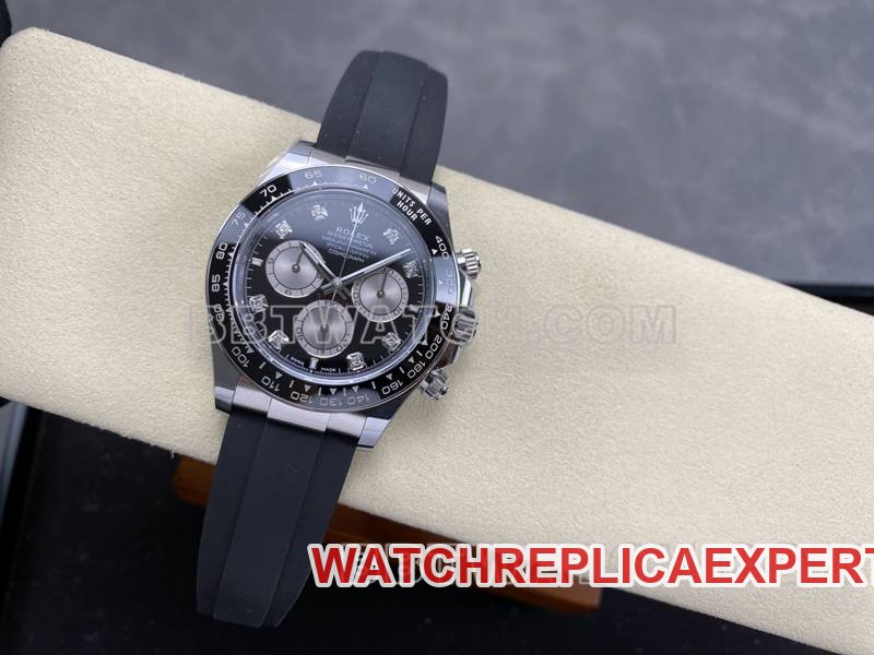 Rolex best replica watch ARF FactoryDaytonablack dial4131 rubber model front live photo