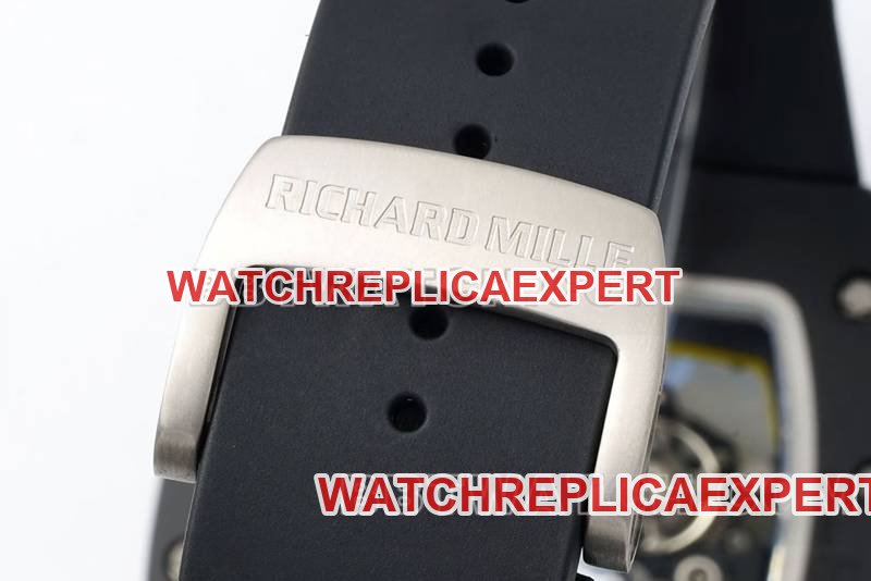 Richard Milletop-tier replica watch R factory hollow plate black rubber model RM061braceletlive photos