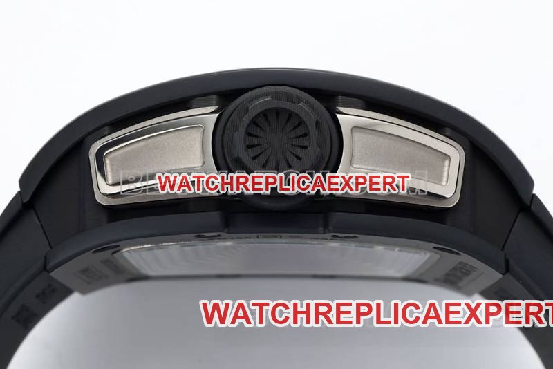 Richard Mille super clone watch R factory hollow plate white rubber model RM061side live photo